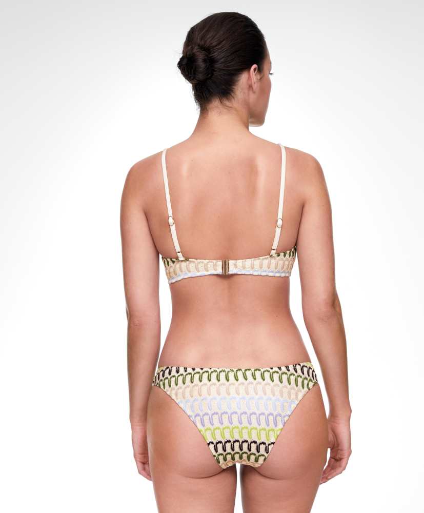 top de biquíni halter de crochê
