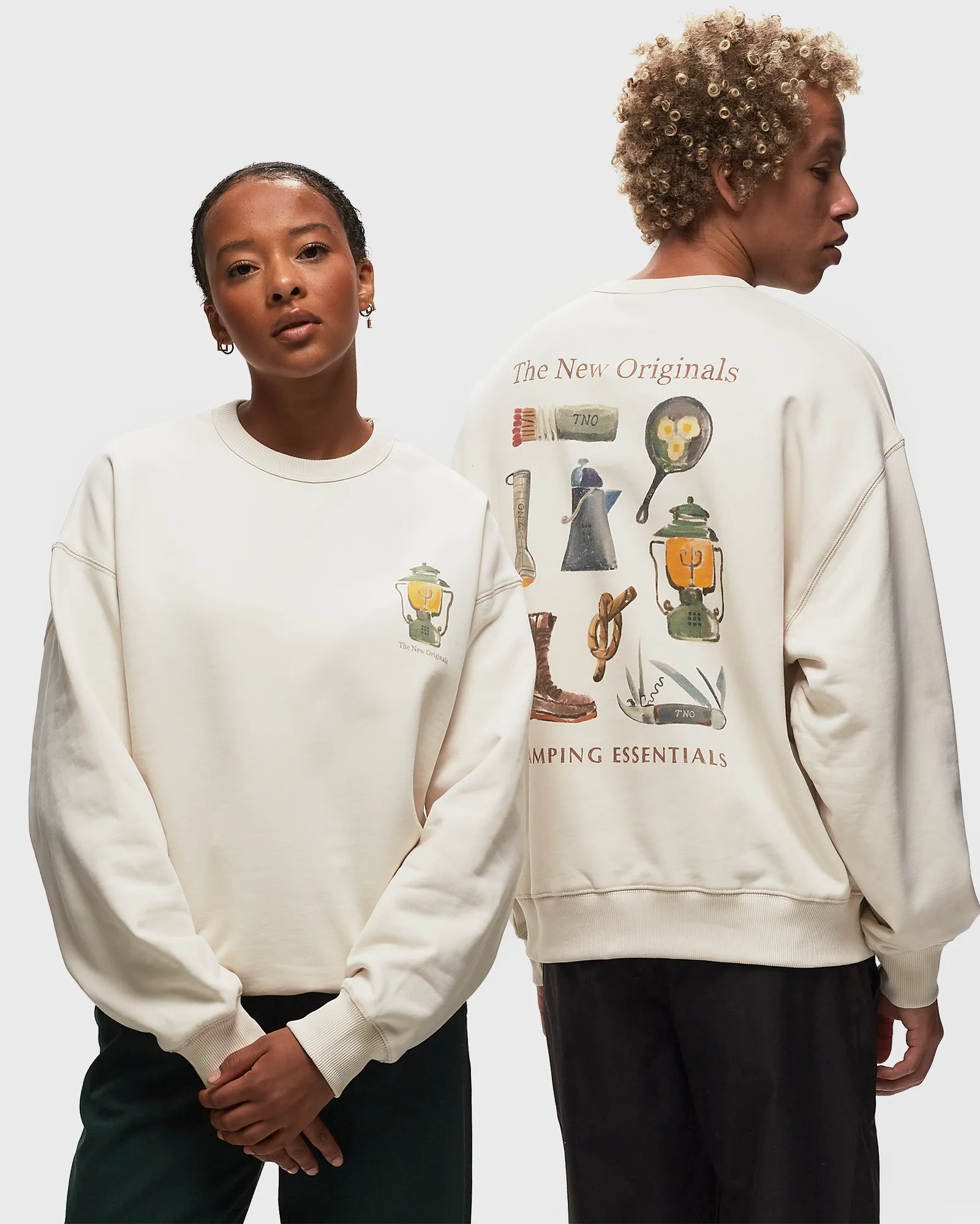 The New Originals CAMPING ESSENTIALS CREWNECK