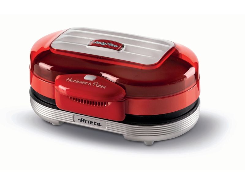Ariete Hamburger-Grill Party Time ARI-205-RD 1200 W, Rot/We Hamburger-Maschine