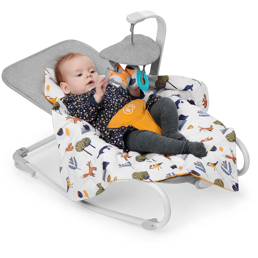 Kinderkraft Babywippe FELIO 2 forest yellow