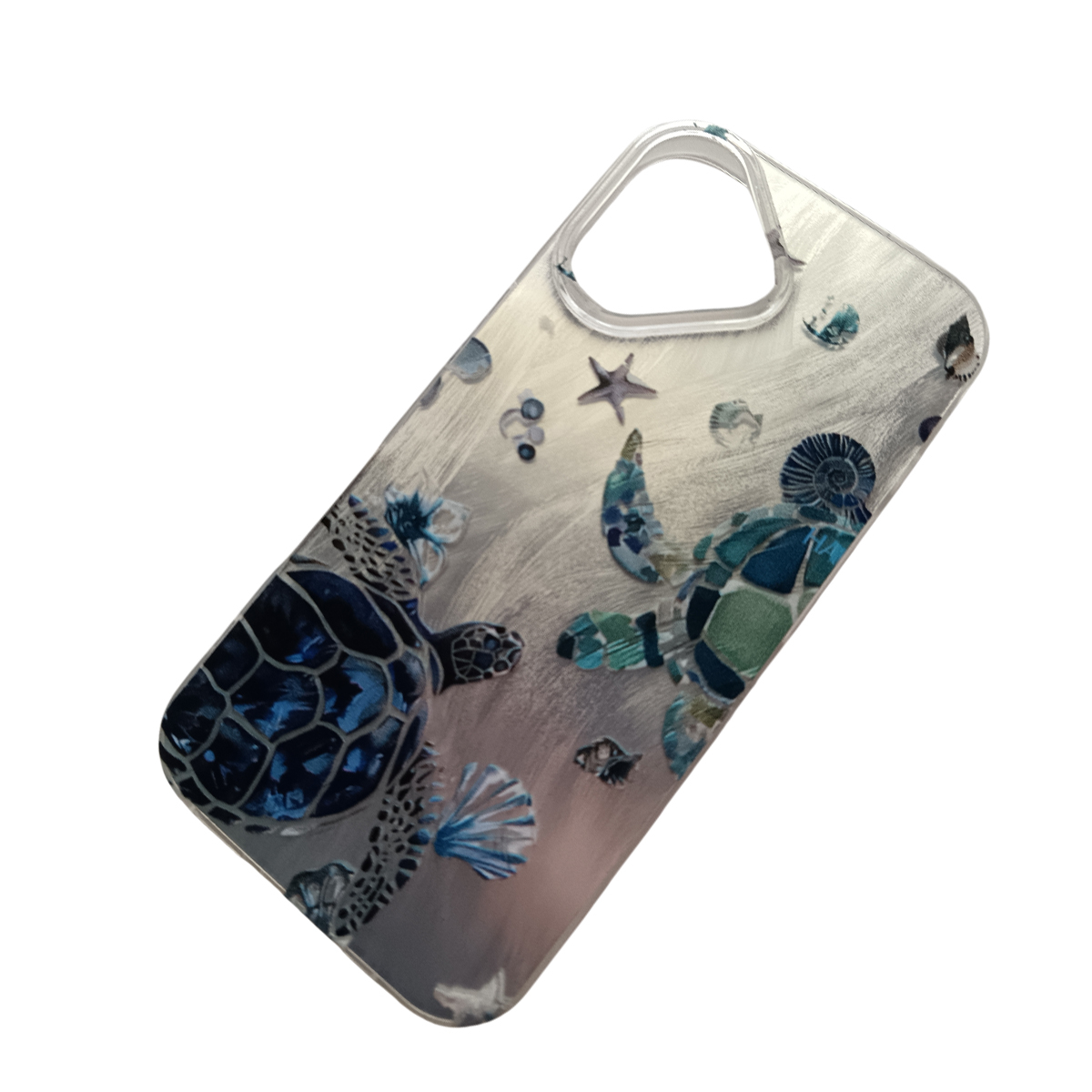 iPhone 16 Hybrid Hardcase Hülle TPU Bumper   Kunststoff Rückseite - Schildkröten