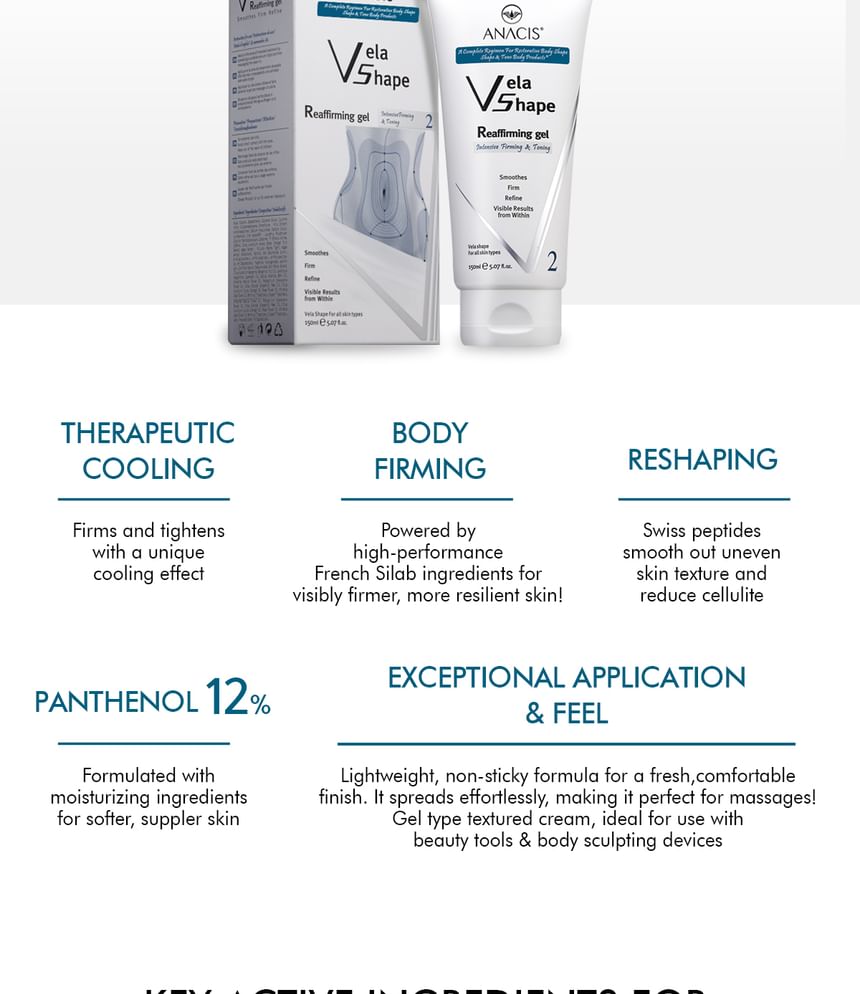 ANACIS - Vela Shape Reaffirming Gel 150ml