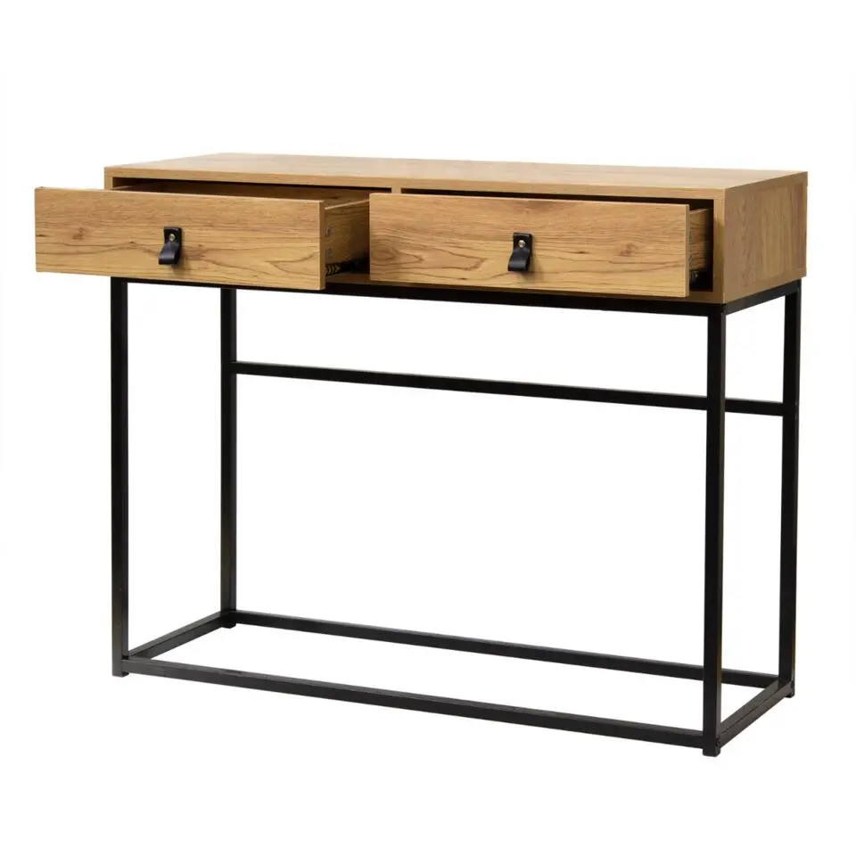 CALICOSY - Sidetable JILL - Licht hout - 80.5x100.3x35.3 cm
