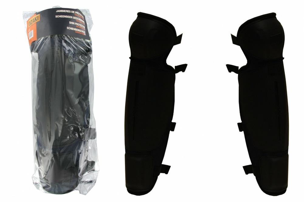Paire de jambières de protection. Avec attaches clipsables et réglables en340