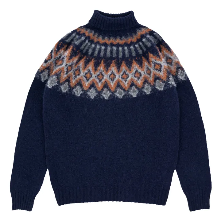Howlin Pull Col Roulé Love on The Rocks Laine | Bleu marine