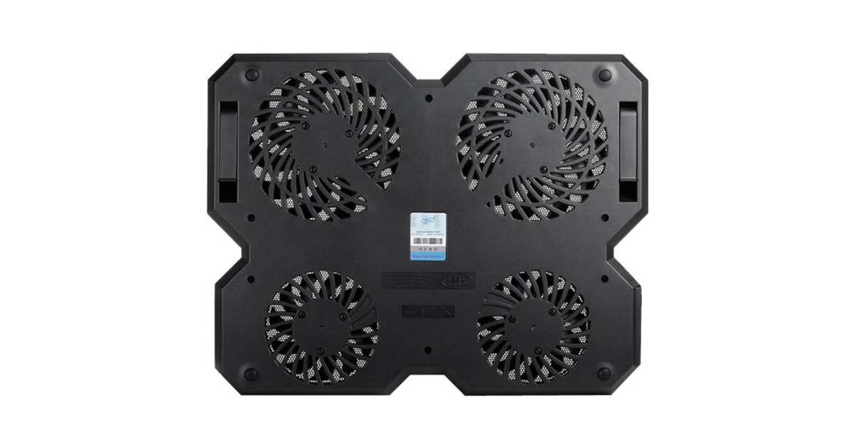 DeepCoolMULTI CORE X6 laptopkoeler  (Zwart, 2x USB 2.0)