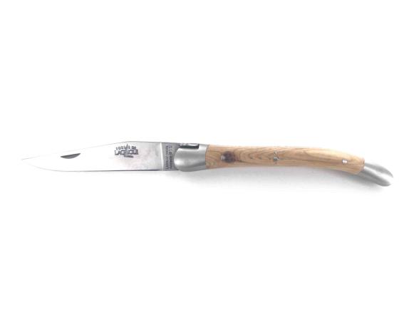 Laguiole Tradition 9 cm - 2 mitres - Genévrier Couteau de Poche Forge de Laguiole