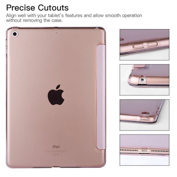 INF Smart deksel for iPad 9.7 tommer 2017 i rosegull-farget hardplast