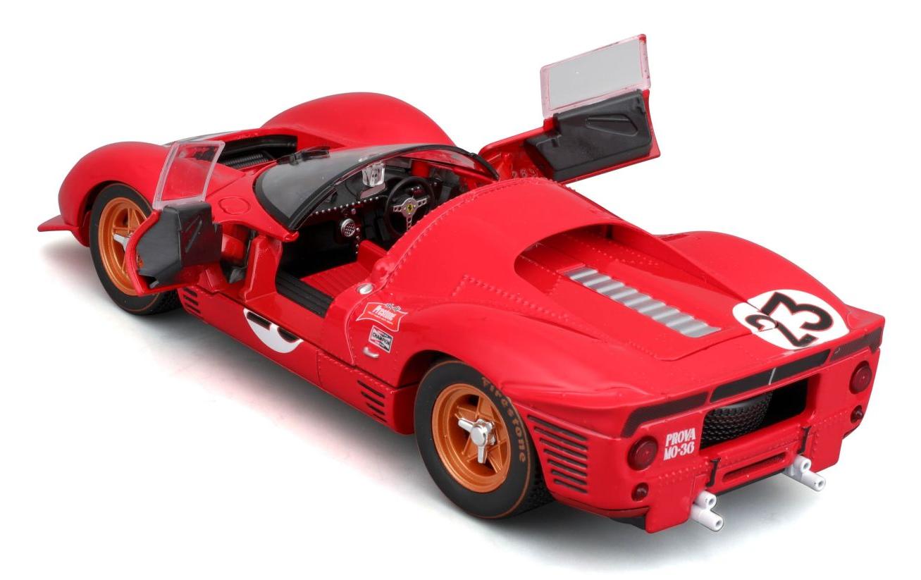 Ferrari Racing Bausatz 330 P4 Daytona Rot 1:24Sammlermodell im Massstab 1:24