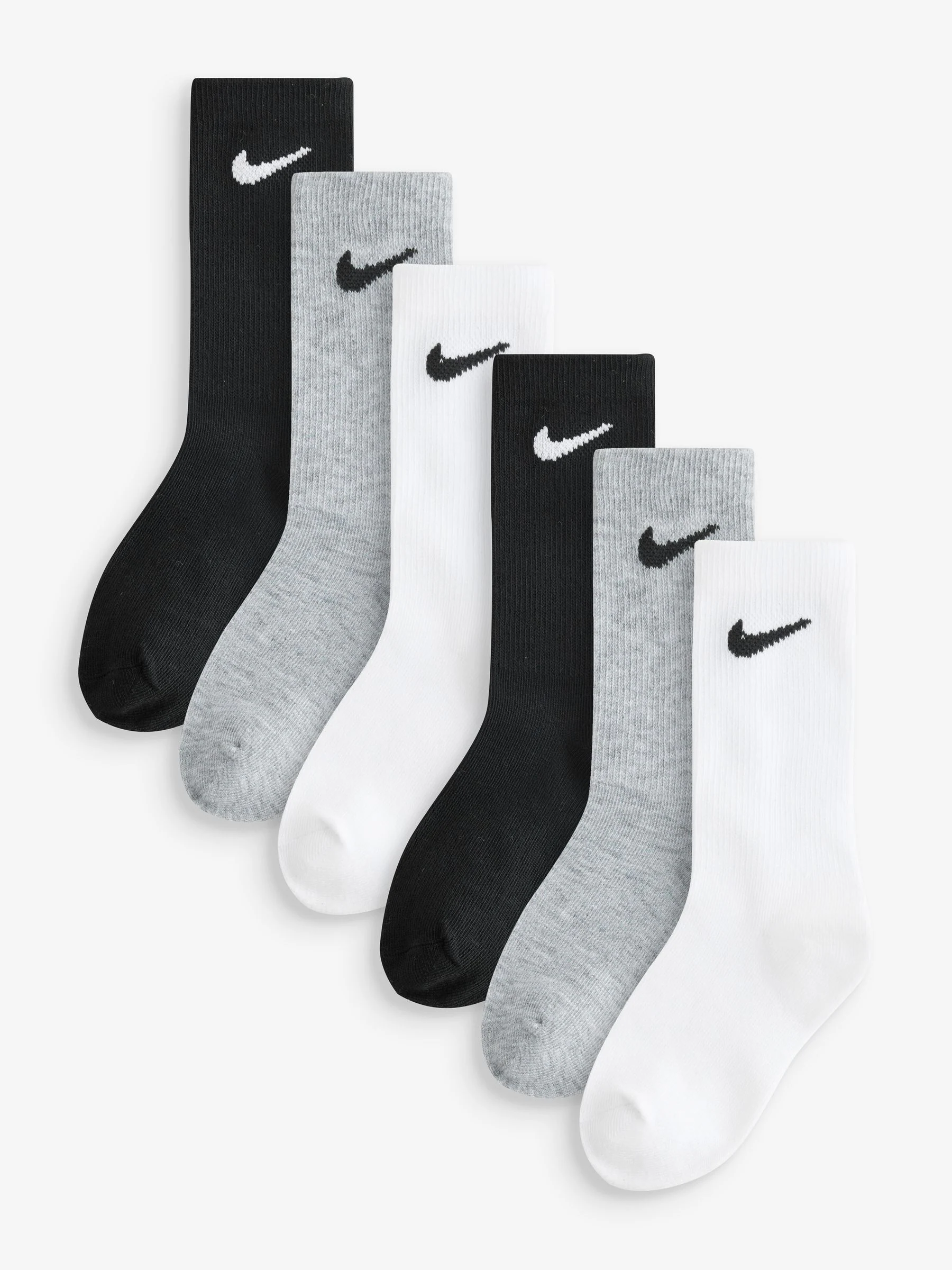 Nike Kids Mid Socks Little 6 Pack