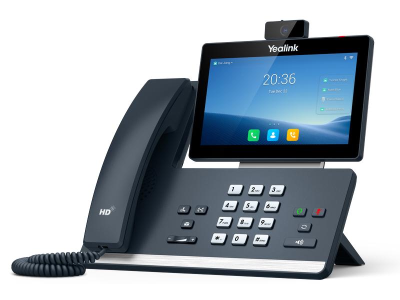 Yealink Tischtelefon T58W mit Kamera Grau Einfache Audio- und visuelle Kommunikation