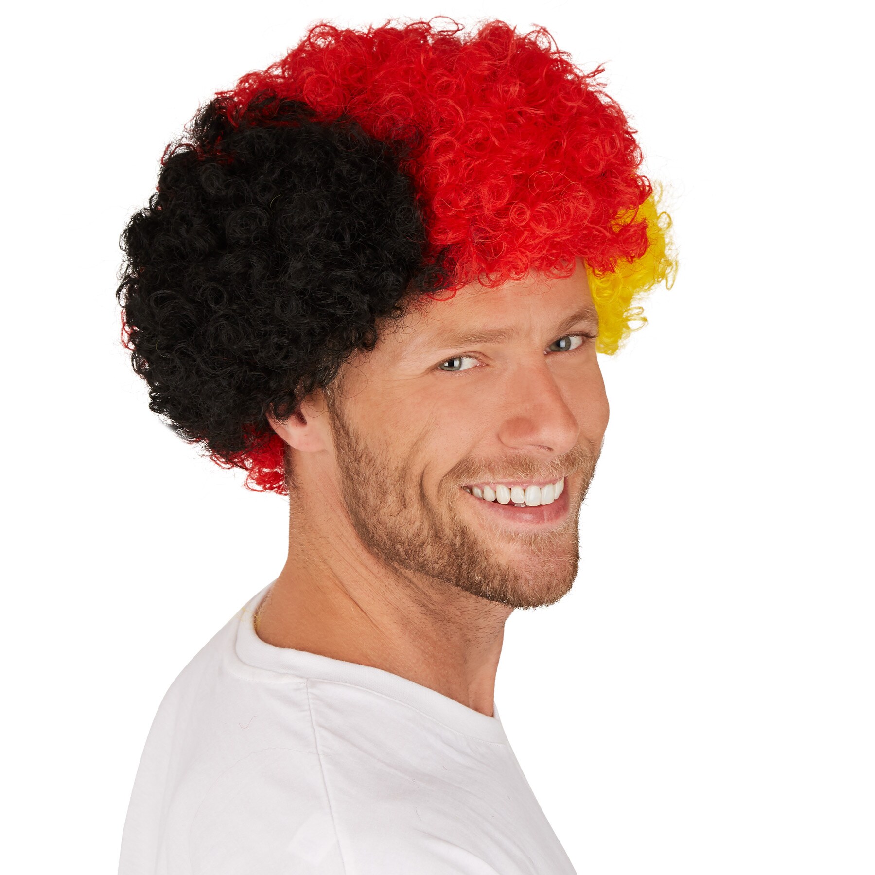 tectake® Perücke Deutschland Afro