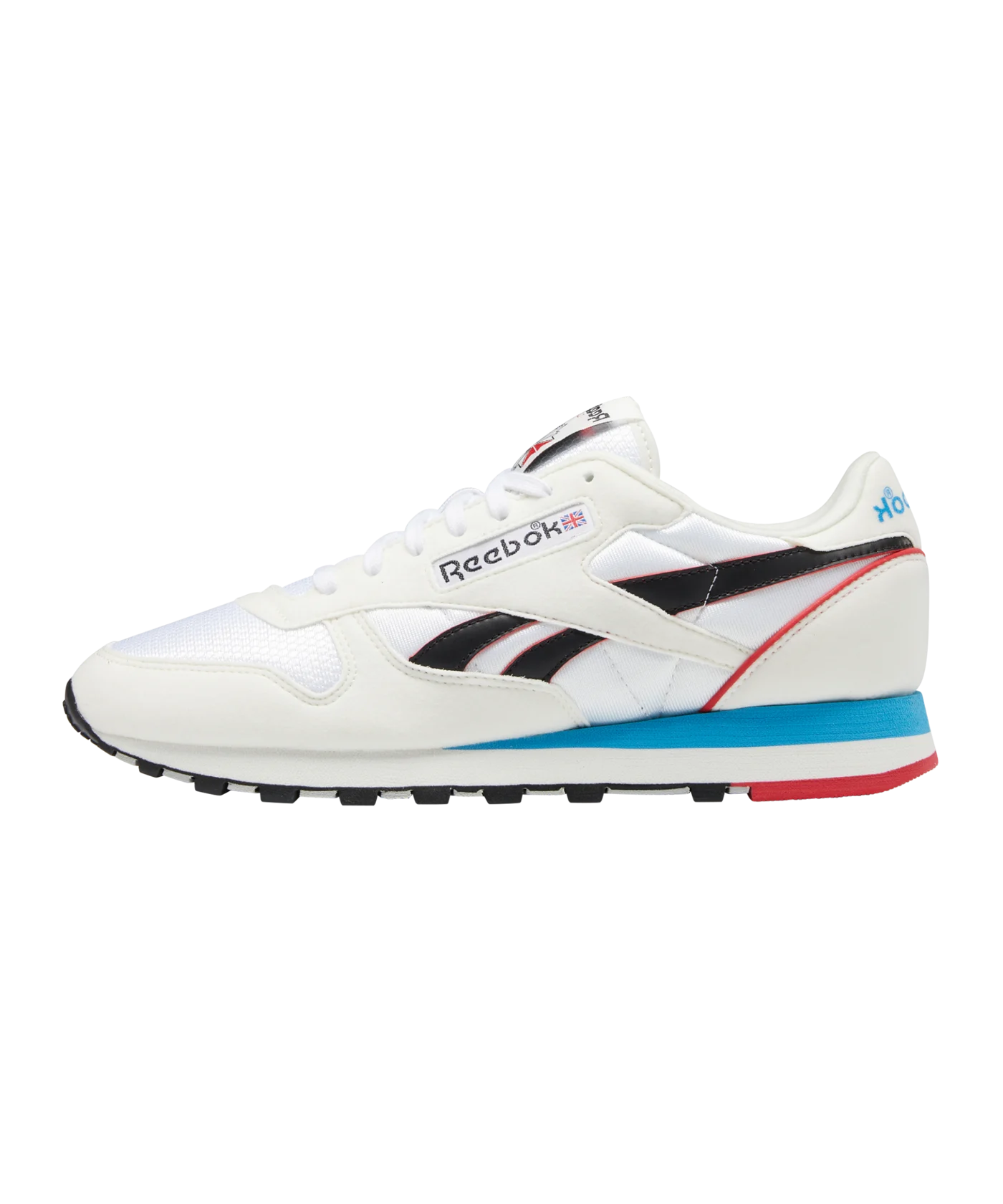 Reebok Classic Leather Weiss Blau Rot