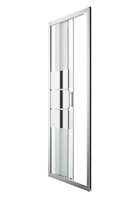 Porte de douche coulissante GoodHome Beloya miroir 80 cm
