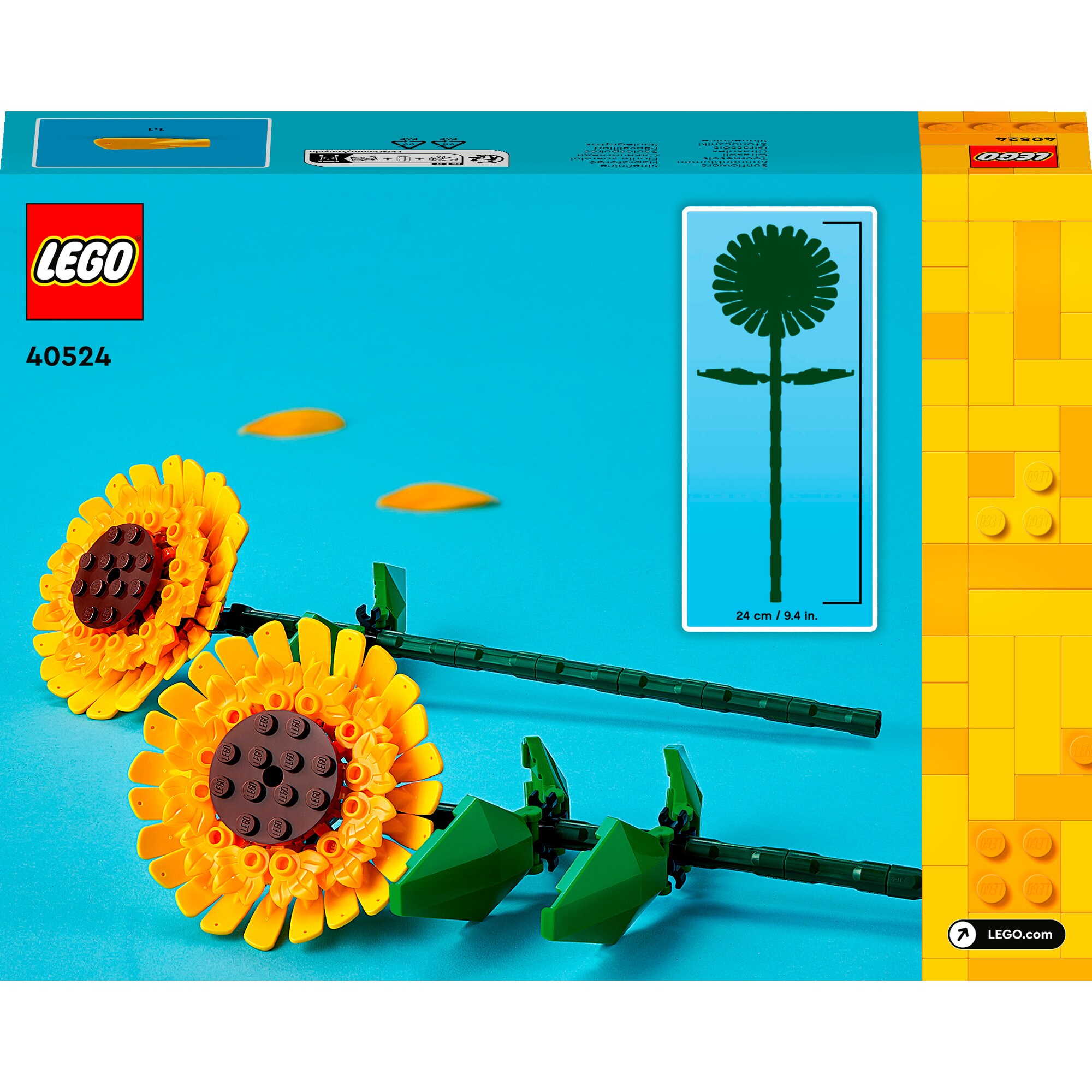 LEGO Konstruktionsspielzeug Botanicals Sonnenblumen