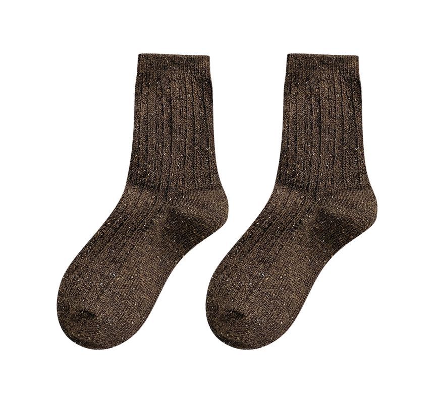 Mimiyu - Set van 2 paar: Pain Splatter Ribbed Sokken