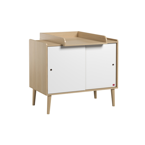 Façade additionnelle/commode Retro Blanc - VOX