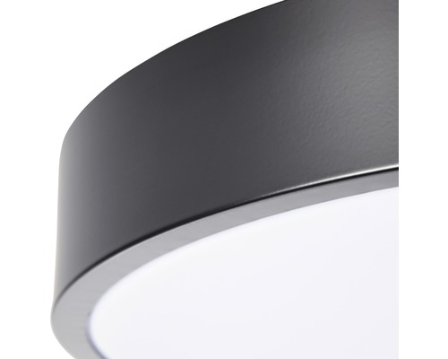 LED plafondlamp 12W 800 lm 3000K Ø 33 cm Slimline wit/zwart