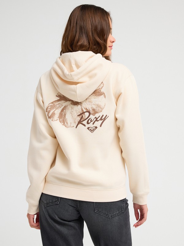 Surf Stoked Brushed Sweat capuche décontracté Beige Femme