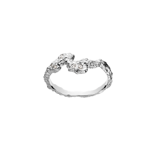 Maanesten Frida Ring, Sølv, Str. 55