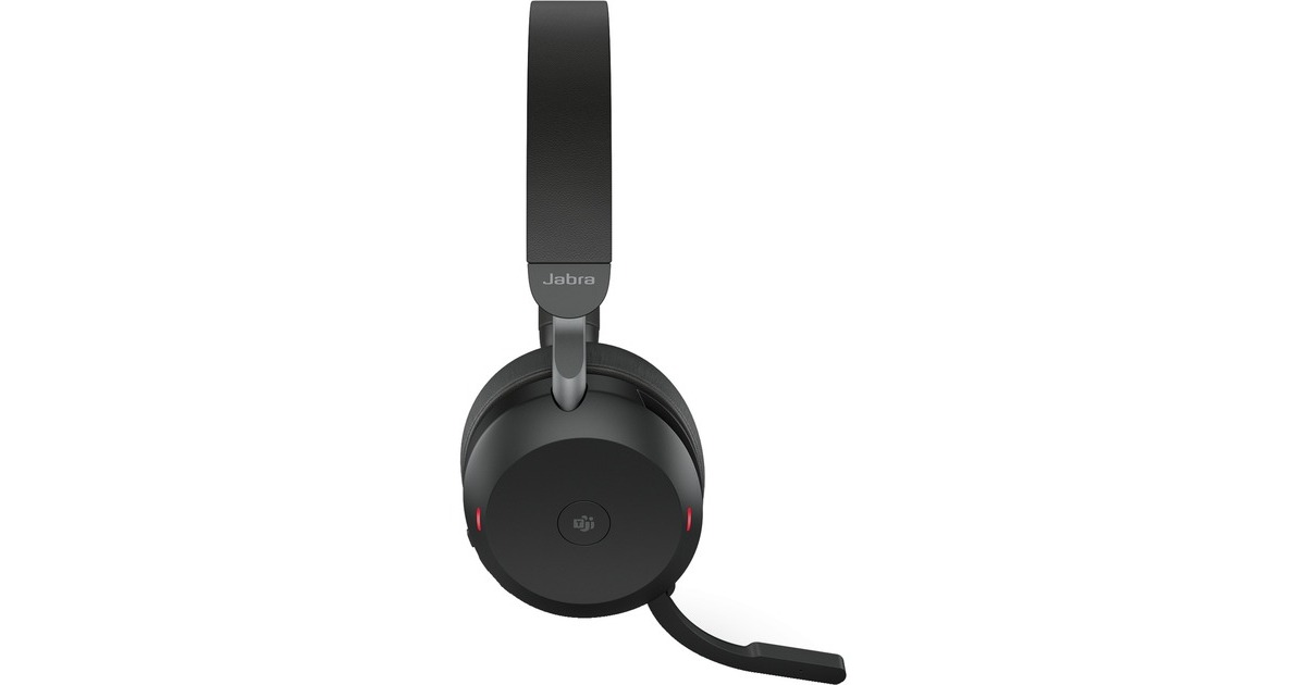JabraEvolve2 75 on-ear headset  (Zwart, Link380c, Microsoft Teams)