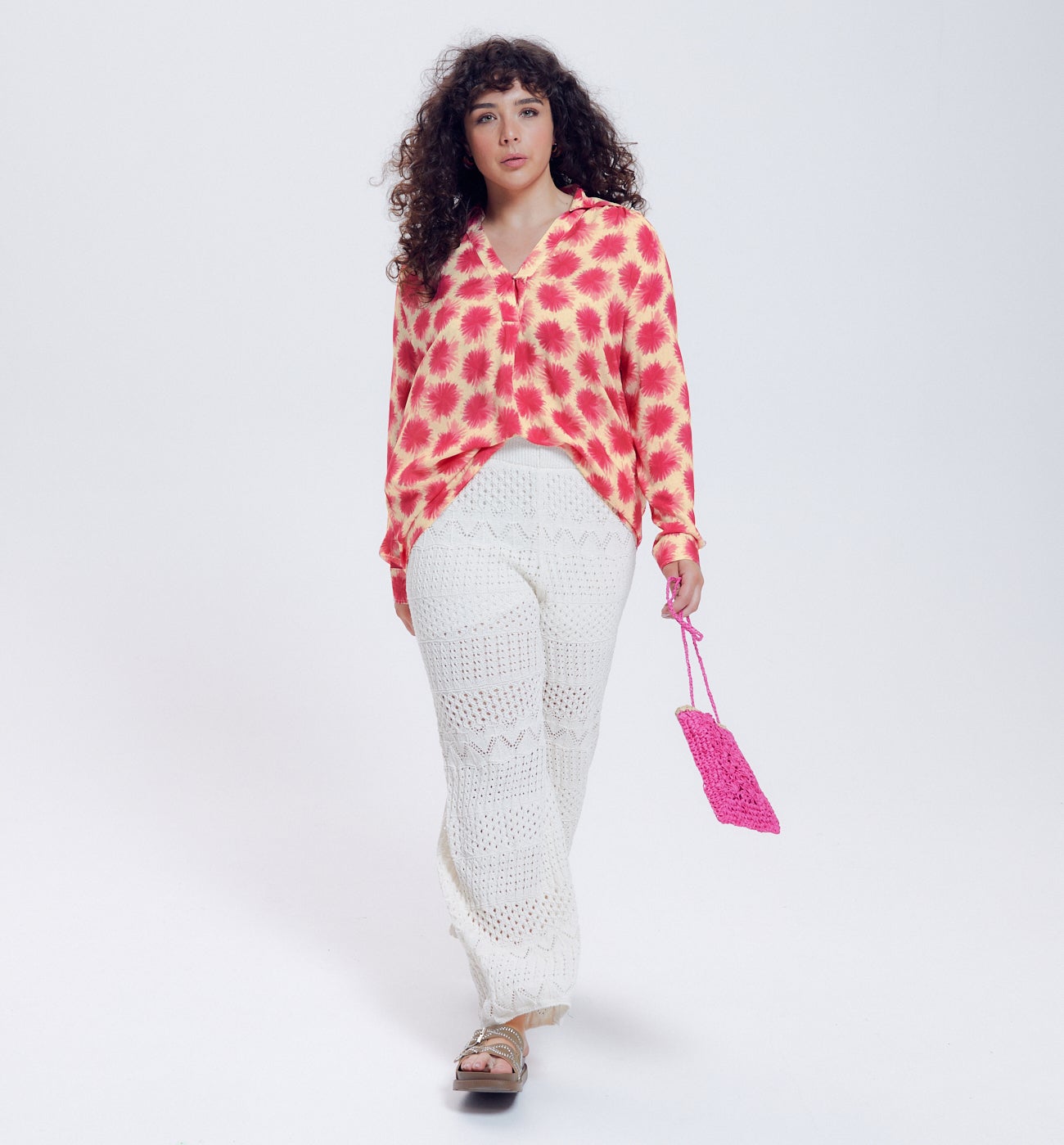 Tunique imprimée Femme - Imprimé rose