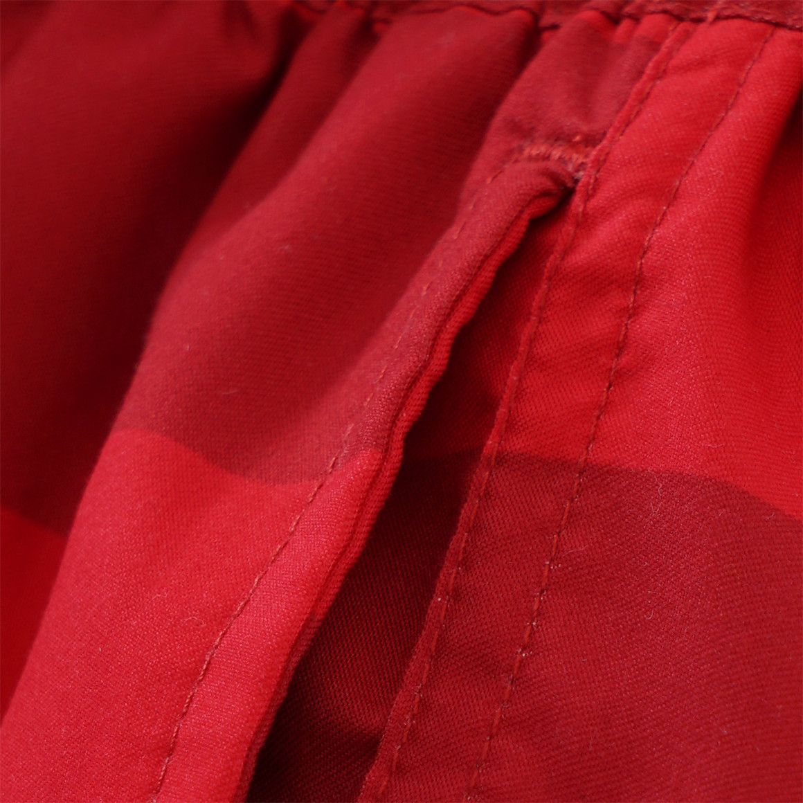Famy Baby Badeshorts mit Streifen dunkelrot / hellrot