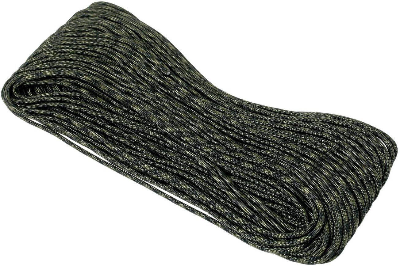 Knivesandtools 550 paracord type III, kleur: camo dark camo, 100 ft (30,48 m)