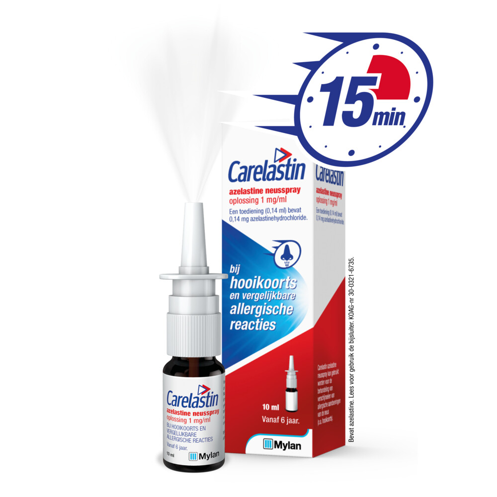 Carelastin Neusspray bij Hooikoorts10 ml