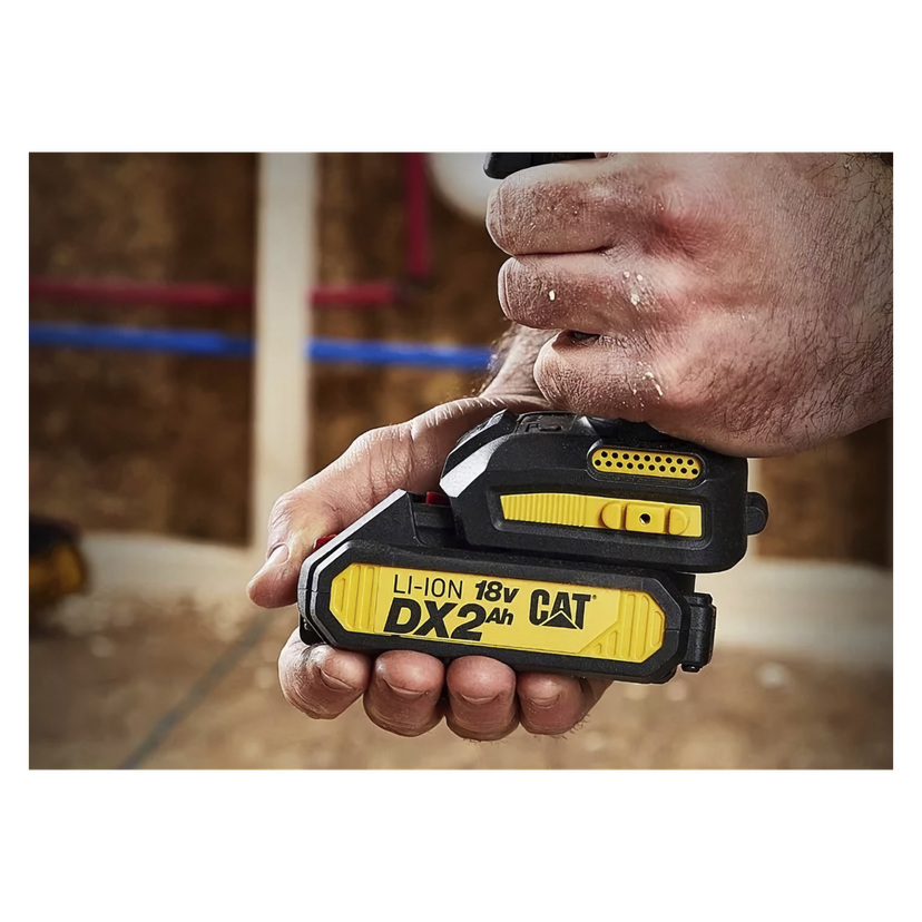 Batteri + batterilader 18 V 2,0 Ah