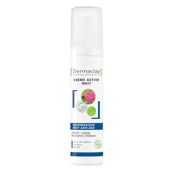 Dermaclay Active Creme Noturno Regenerador Antienvelhecimento Orgânico 50ml