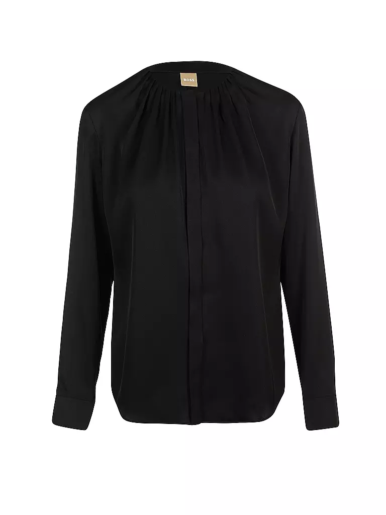 BOSS Seidenbluse BANORA schwarz