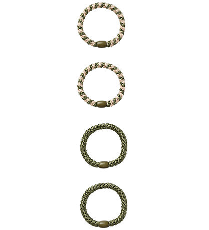 Name It Haargummis - NkfAcc-Arise - 4er-Pack - Glühbasilikum/W.