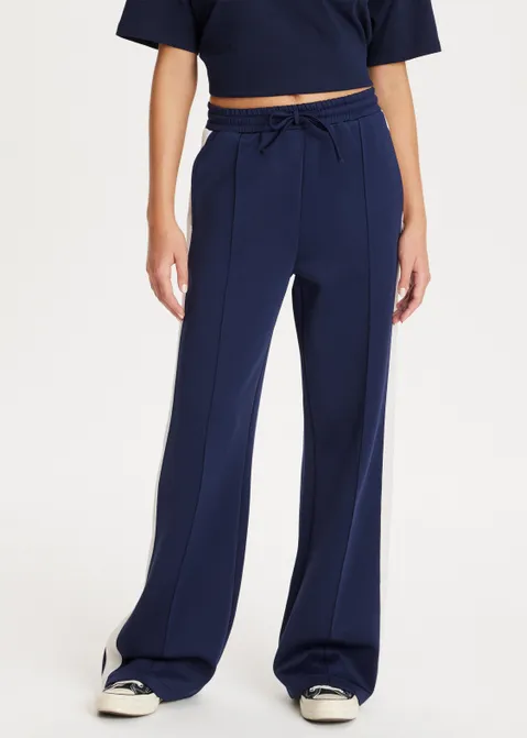 Sweatpants met strepen blauw (BLW.D)