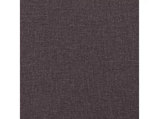 Canapé Chesterfield 3 places marron foncé tissu