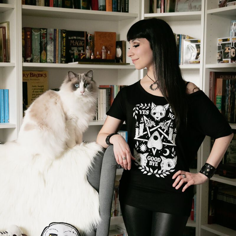 T-Shirt Avec Pentacle | Gothicana by EMP T-Shirt Manches courtes
