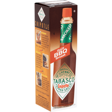 Tabasco Chipotle Pepper Sauce BBQ Smaak 60 ml