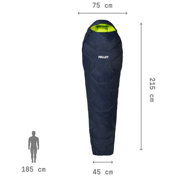 Millet - Baikal 1100 - Sac de couchage synthétique