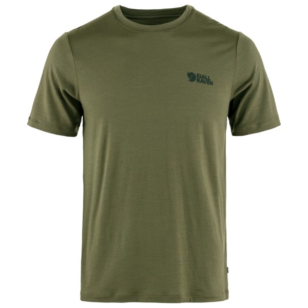 Fjällräven - Abisko Wool Logo S/S - Haut en mérinos