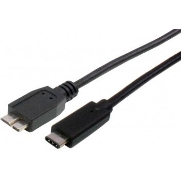DCU Advance Tecnologic 391180 câble USB 1 m Micro-USB B USB C Noir