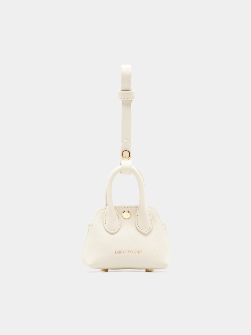 Porta-chaves charm em forma de mini mala