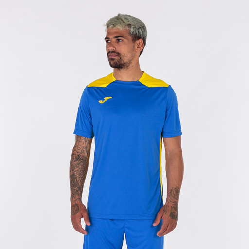Camiseta de manga curta Vi Royal Yellow Joma Championship