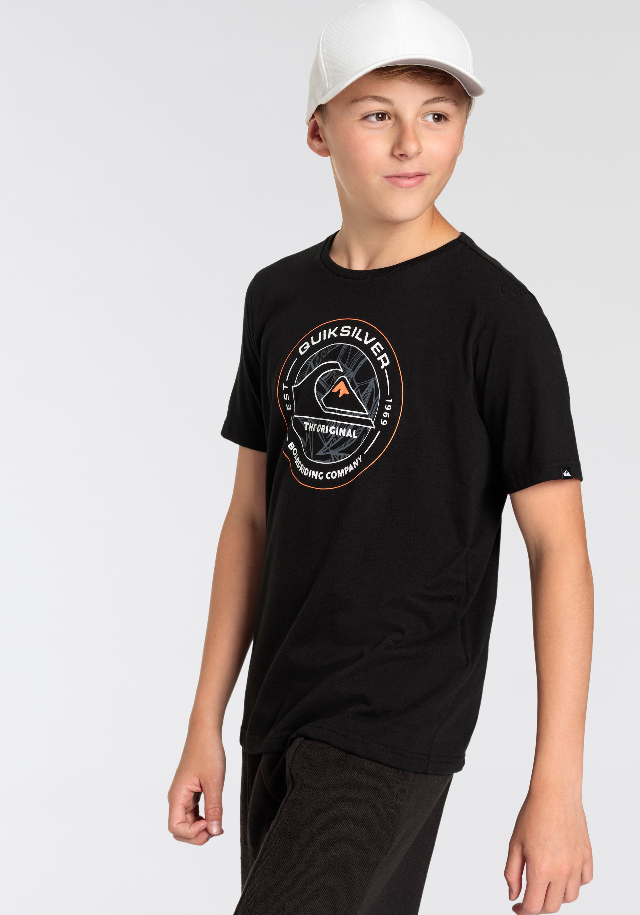Quiksilver T-Shirt »ON POINT FLYIN SHORT SLEEVE TEE PACK YTH« 2 Stk.
