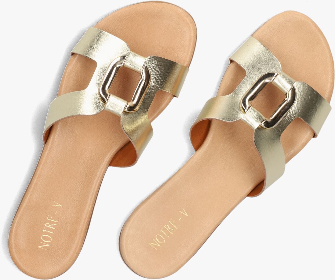 NOTRE-V gouden notre-v slippers 612g