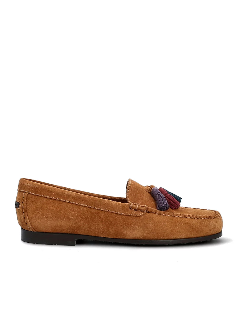 MOCASSIN P.4 TASSEL VELOURS CAMEL