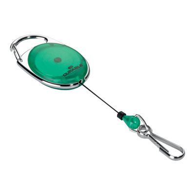 Durable - Enrouleur de badge vert - 80 cm
