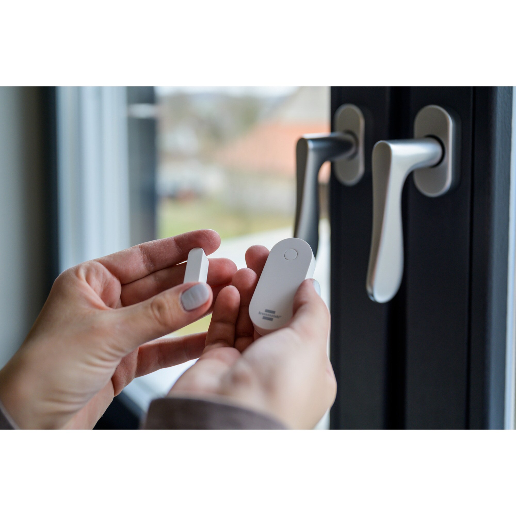 Brennenstuhl Öffnungsmelder Connect Zigbee Tür- & Fensterkontakt TFK CZ 01