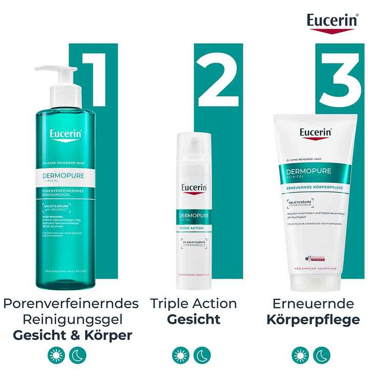 Eucerin Dermopure Clinical Körperpflege erneuernd, 200 ml