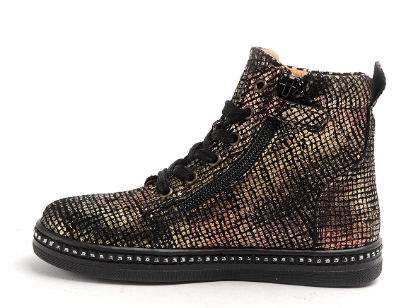 Bellamy boots bottine enfant fillette tac noir