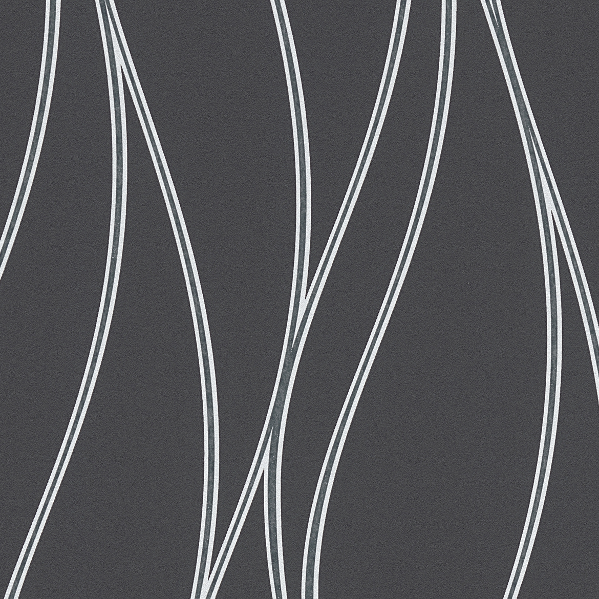 Vliestapete TRENDWALL - schwarz-silber - 10 Meter